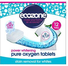 Ecozone Środki Czystości Odplamiacz Do Białego Pure Oxygen 12 Tabletek