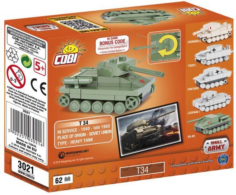 Конструктор Cobi World of Tanks 3005 t-34/85. Конструктор Cobi small Army 2615 танк t-72 m1.