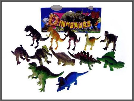 Hipo Dinozaury 10 cm 12szt (HHS069) 