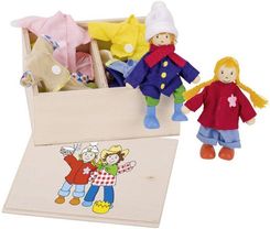 Zdjęcie Goki Laleczki W Skrzyneczce Z Ubraniami 51557 - Czempiń