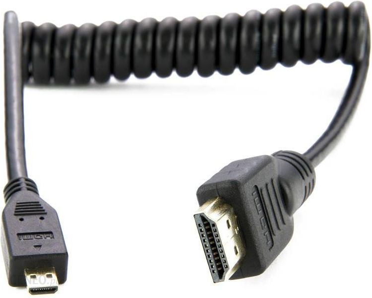 ATOMOS ATOMFLEX PRO HDMI COILED CABLE (Micro to Full 40cm) HDMI2.0
