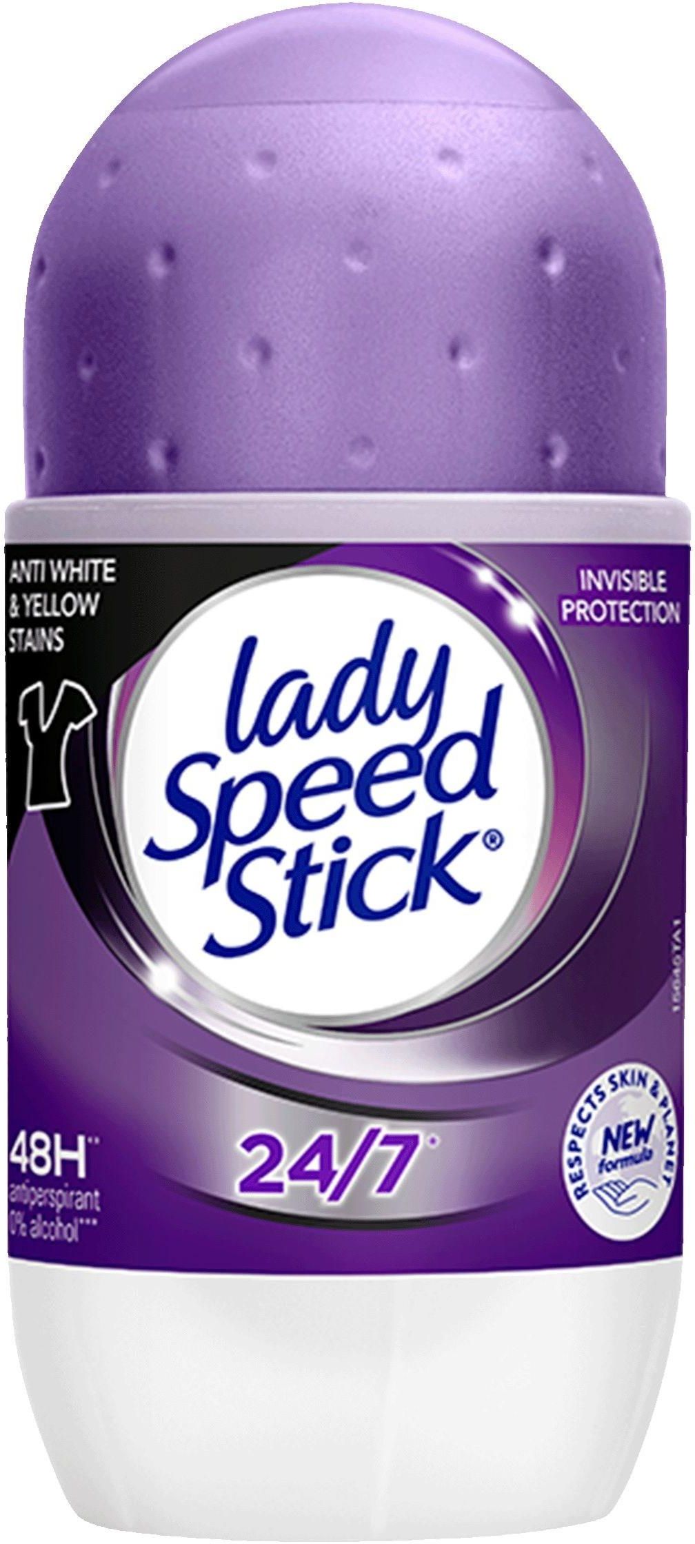 Lady Speed Stick RollOn Invisible 24/7 50ml Opinie i ceny na Ceneo.pl