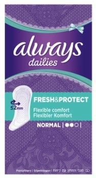 Always Dailies Fresh Protect Normal Wkładki Higieniczne 60 szt.