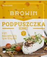 Zdjęcie BROWIN Podpuszczka do sera 5 x 1g (155500) - Żarów
