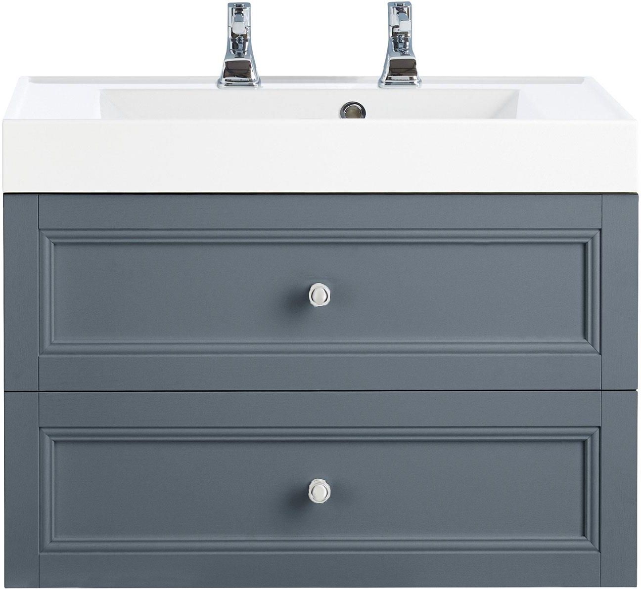 Heritage Caversham Szafka łazienkowa Wisząca 70x52 Grafit Kgr99