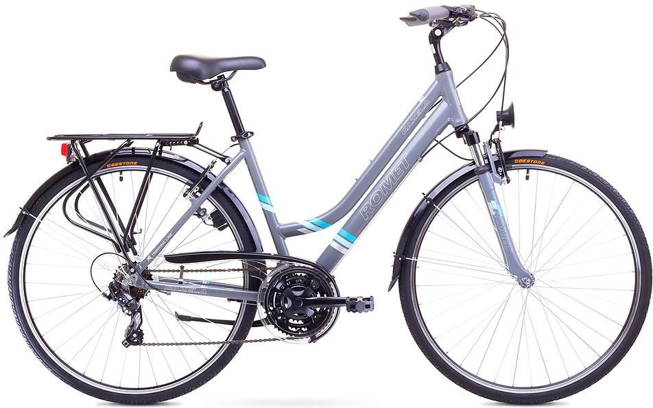 Rower Romet Gazela Szary 2017 Rowery Turystyczne Damskie Ceny i