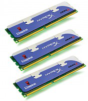 Kingston HyperX DDR3 12GB 3x4GB 1600MHz CL9 XMP (KHX1600C9D3K3/12GX ...