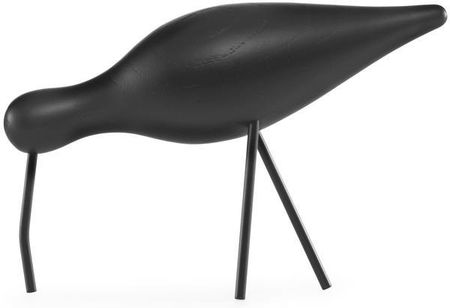 Normann Copenhagen Figurka Dekoracyjna Shorebird L Cały Czarny 100171