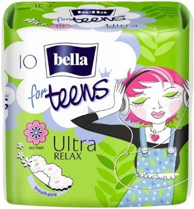 BELLA TEENS Podpaski Ultra Relax 10szt