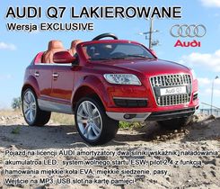 Zdjęcie Super-Toys Oryginalne Audi Q7 Hlq7Czerwonylakier - Jeziorany