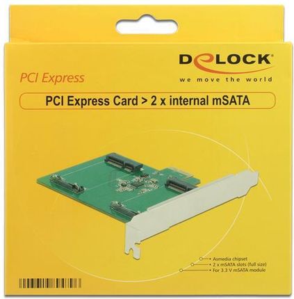 Delock 2x mSATA PCIe (89479)