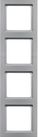 Zdjęcie Berker Q3 aluminium - ramka 4 10146094 - Kętrzyn