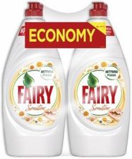 Zdjęcie Fairy Płyn Do Mycia Naczyń Rumianek Z Witaminą 2X900Ml 207685 - Mława