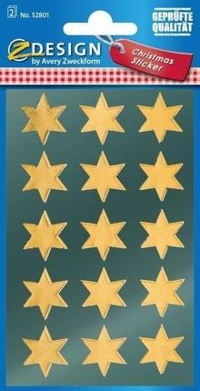 Russell Naklejki- Złote Gwiazdy