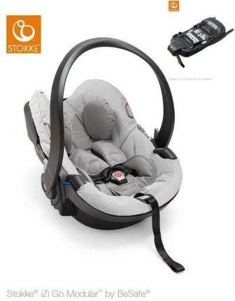 Fotelik Stokke Izi Go Modular I Size Baza Isofix Grey Melange 0