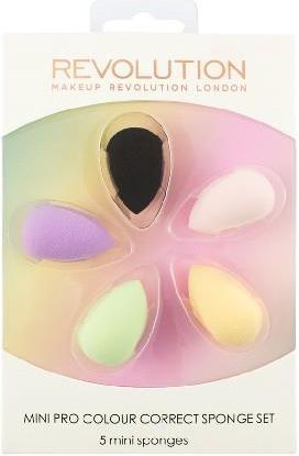 Makeup Revolution Mini Pro Colour Correct Sponge zestaw 5 mini gąbek do makijażu