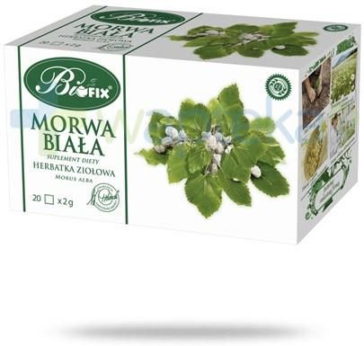 BiFIX Morwa biała herbatka ziołowa ekspresowa 20 sasz.