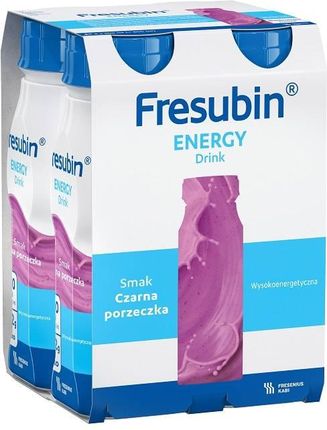 Fresubin Energy Drink smak czarna porzeczka 4x200ml