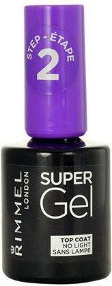 Rimmel Super Gel Top Coat lakier utrwalający efekt żelowego manicure 12ml 