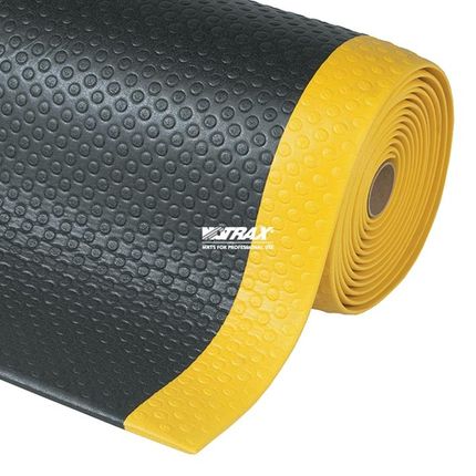 NOTRAX Mata ergonomiczna 417 Bubble Sof-Tred (91cm x 18,3m) - czarno/żółty