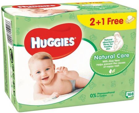 Huggies Chusteczki Natural Care 3X56Szt