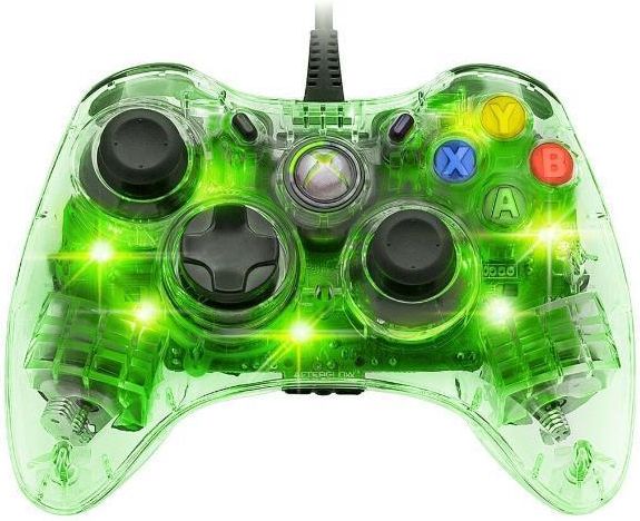AFTERGLOW for Xbox 360 PL-3702 コントローラー Gamepad PDP Afterglow Xbox 360 Green Light 3702-EU - Ceny i