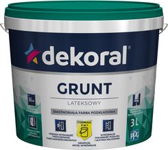 Zdjęcie Dekoral GRUNT LATEKSOWY śnieżnobiały 3L - Bieruń