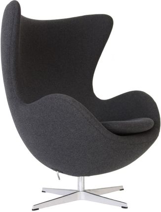Design Town Fotel Jajo Ciemnoszary Kaszmir Insp Egg Chair