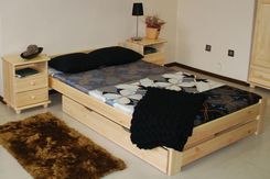 Zdjęcie Meblo-Drew Zestaw Figaro 180X200 + Materac Sprężynowy Sosna - Żywiec