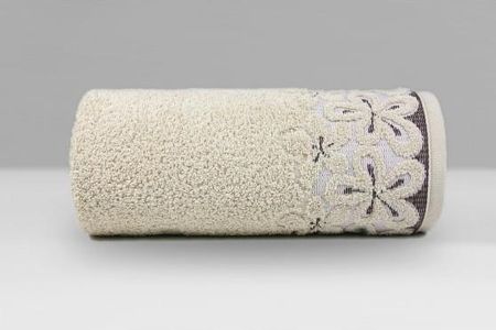 Ręcznik Bella Beżowy GRENO rozmiar 30x50 cm