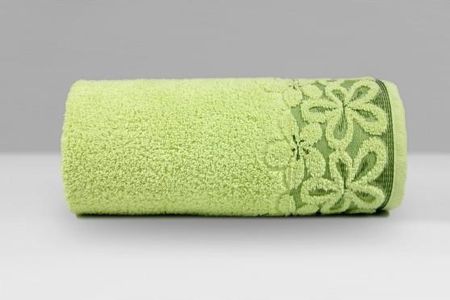 Ręcznik Bella Pistacjowy GRENO rozmiar 70x140 cm