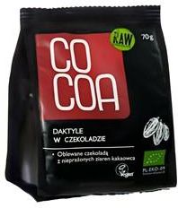 Cocoa Daktyle W Surowej Czekoladzie Bio 70g