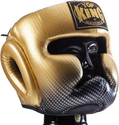 Top King Kask bokserski sparingowy TKHGSS-01GD Super Star Gold