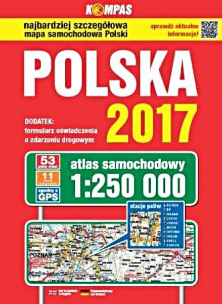 mapa samochodowa europy empik Atlas samochodowy Polska 2017 1:250 000   Ceny i opinie   Ceneo.pl