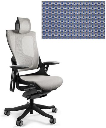 Unique Fotel biurowy Wau 2 niebieski W-709B-NW43