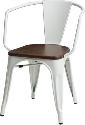 Selsey Krzesło Paris Arms Wood Biały Sosna