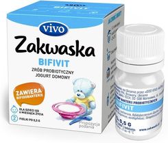 Zdjęcie Zakwaski Żywe Kultury Bakterii Do Przygotowania Jogurtu Bifivit 2x0,5G - Biecz