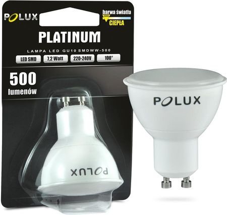Sanico Polux LED SMD ciepła GU10 6W (3032641)
