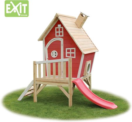 Exit Domek cedrowy dla dzieci Fantazja 300 czerwony D-50111300