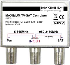 Maximum TV-SAT Combiner (1239) - Pozostały sprzęt video