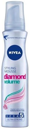 Nivea Hair Care Styling Pianka Do Włosów Diamond Volume Care Ultra Mocna 150Ml