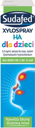 Sudafed XyloSpray HA dla dzieci Aerozol do nosa 0,5mg/ml 10 ml