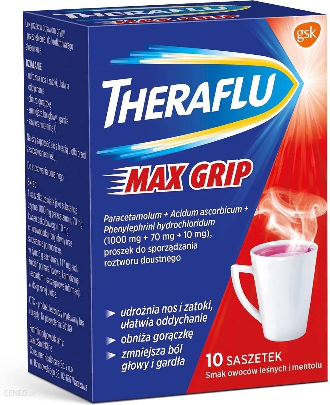  Theraflu Max Grip 10 szaszetek