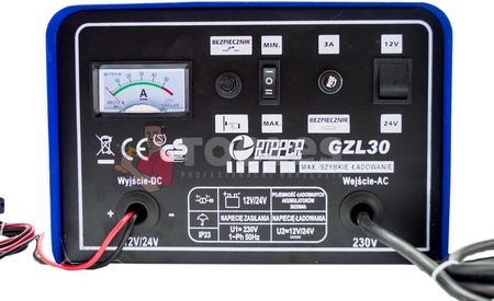 MAR-POL z Funkcją Szybkiego Ładowania GZL-30 30A 12V/24V M82506R - zdjęcie 3