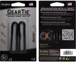 Zdjęcie nite ize Troki Gear Tie 6" Black 2 szt. (gt62pk01) - Świątniki Górne