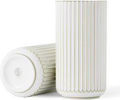 Zdjęcie Wazon Lyngby 20 cm biało-złoty - Kraków