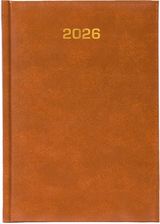 Zdjęcie Kalendarz książkowy 2026 A5 Aniew Dzienny beżowy - Luboń