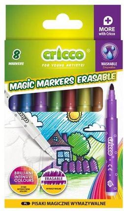 Cricco Pisaki Magiczne 8 Kolorów Wymazywalne Cr387K8