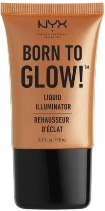 NYX Professional Makeup Born To Glow Liquid Illuminator Rozświetlacz do twarzy Pure gols 18 ml
