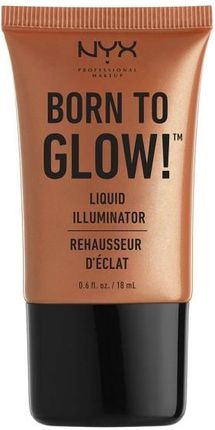 NYX Professional Makeup Born To Glow Liquid Illuminator Rozświetlacz do twarzy Sun goddness 18 ml
